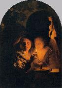 Lovers Lit by a Candle